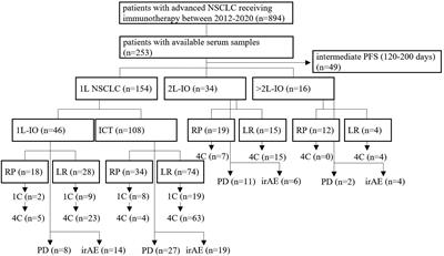 Serum cytokines predict efficacy and toxicity, but are not useful for disease monitoring in lung cancer treated with PD-(L)1 inhibitors